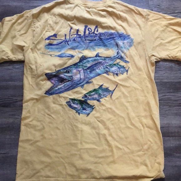 Yellow Guy Harvey t shirt - Picture 3 of 5